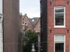View from their room at the Cosmos Hostel, Amsterdam